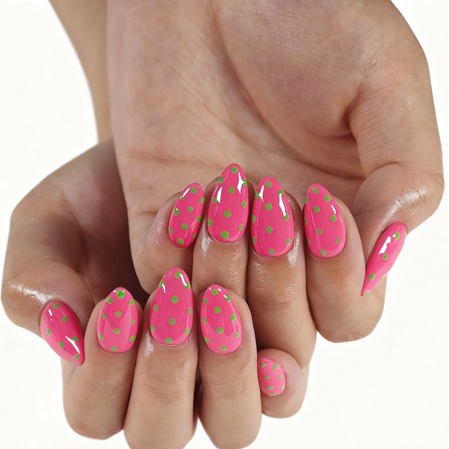 Naivelle Press On Nails Short Pink-Daily-S135