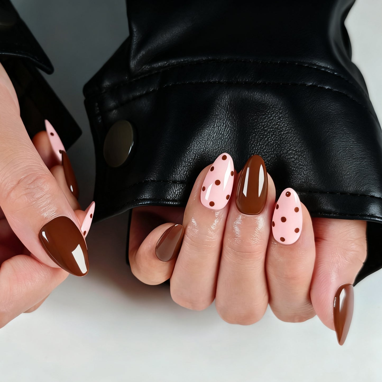 Naivelle Press On Nails Short Pink-Daily-S125