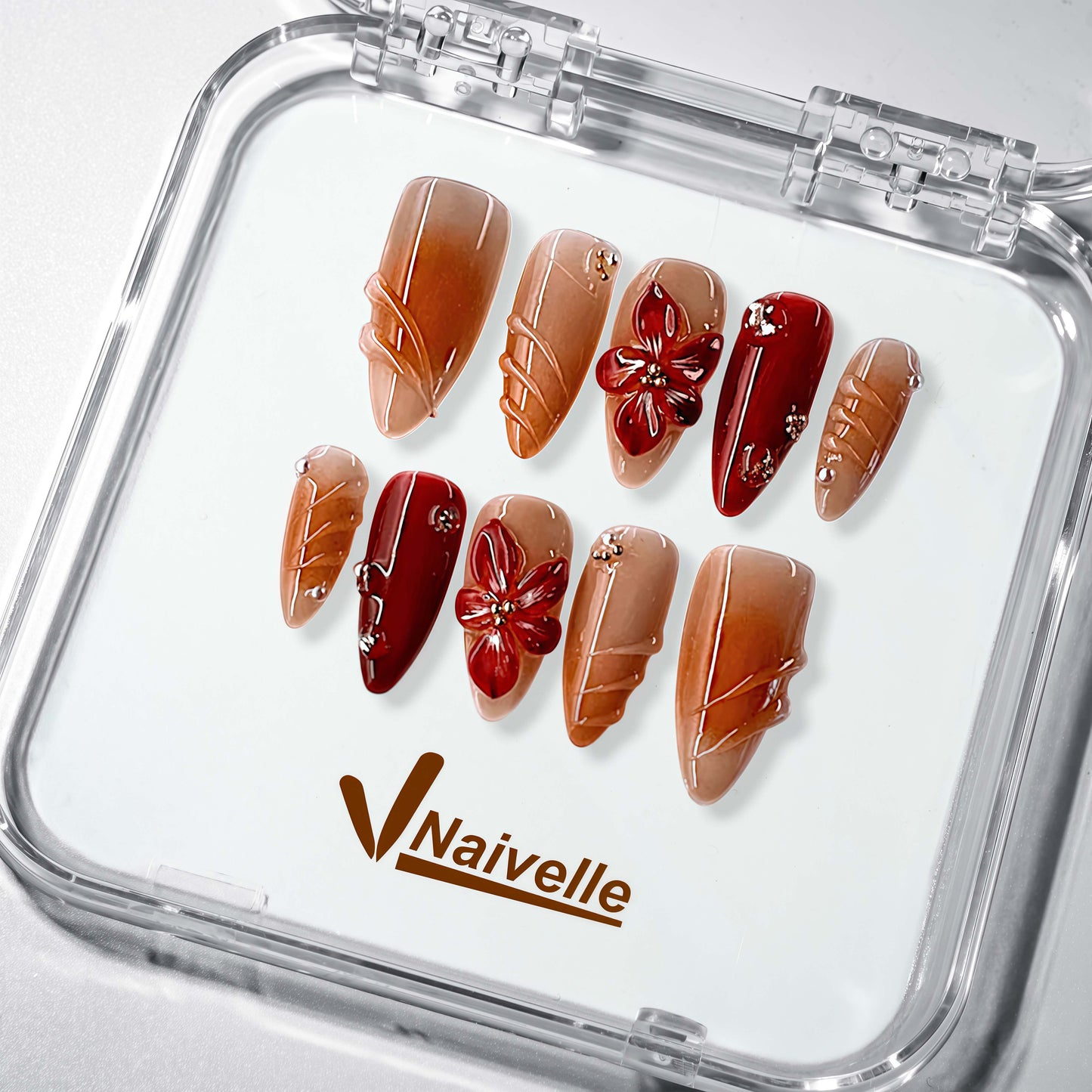 NaivellePressOnNailsMiddleBrown-Fall-S61