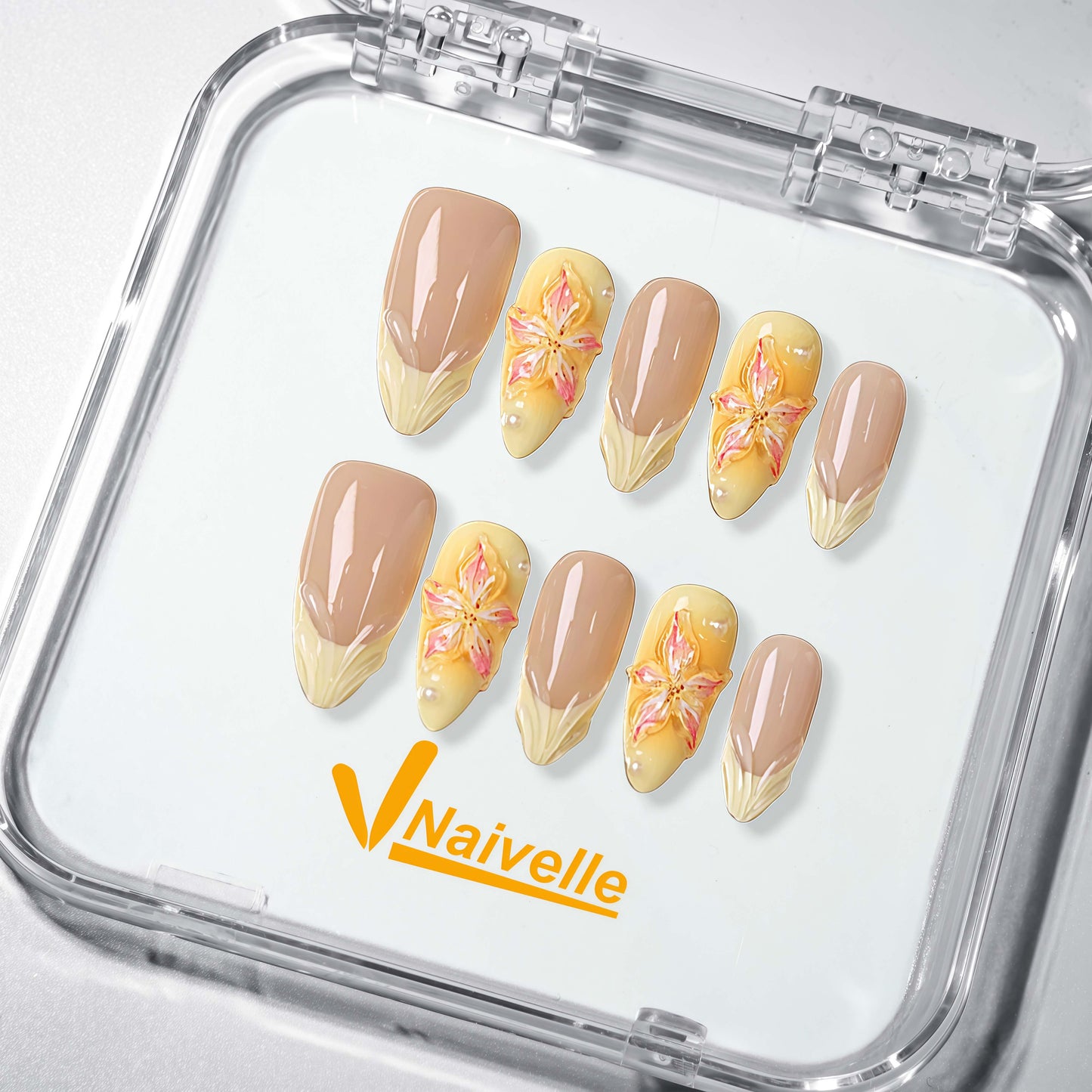 NaivellePressOnNailsMiddleYellow-Fall-S50