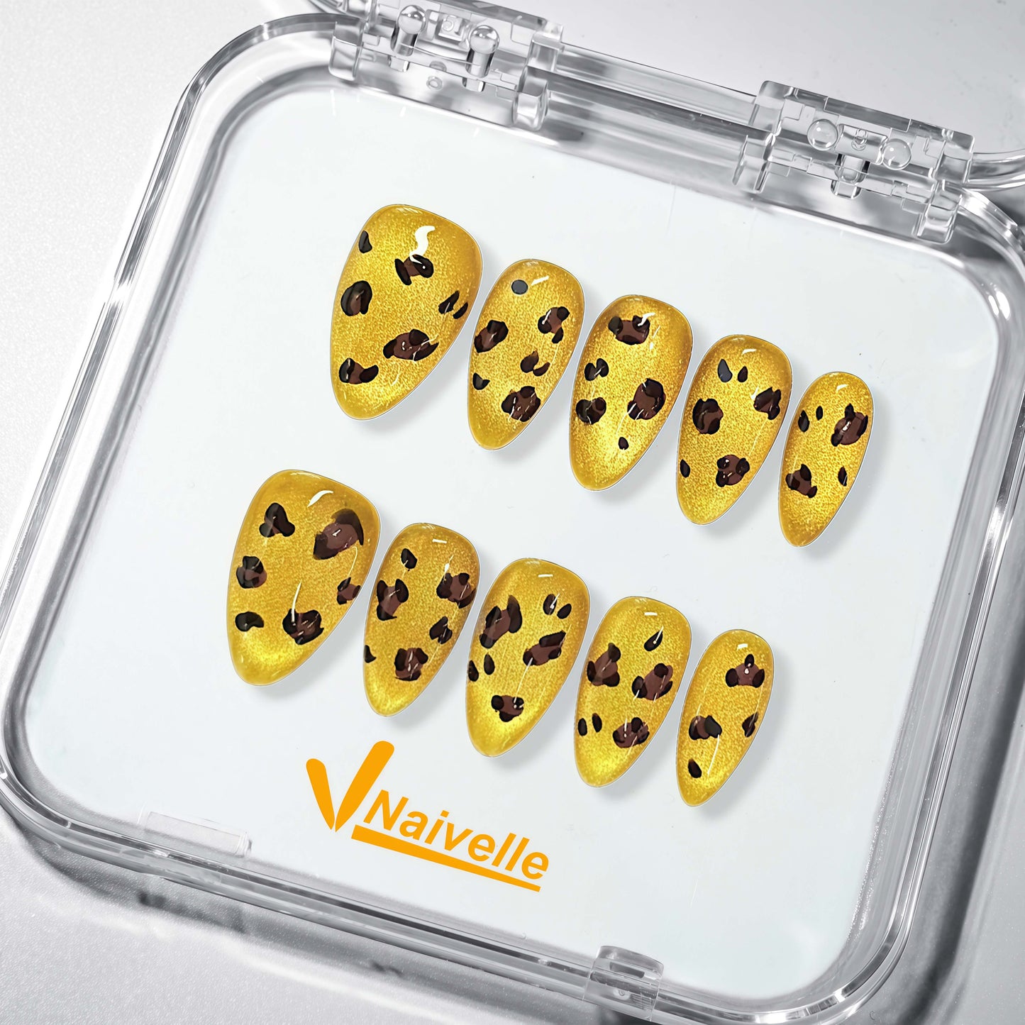 Naivelle Press On Nails Short Yellow-Daily-S121