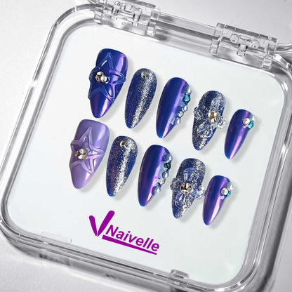 NaivellePressOnNailsMiddleBlue-Party-C7