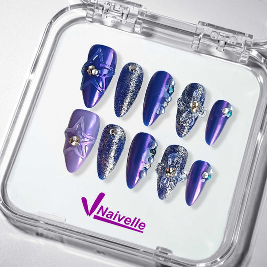 NaivellePressOnNailsMiddleBlue-Party-C7