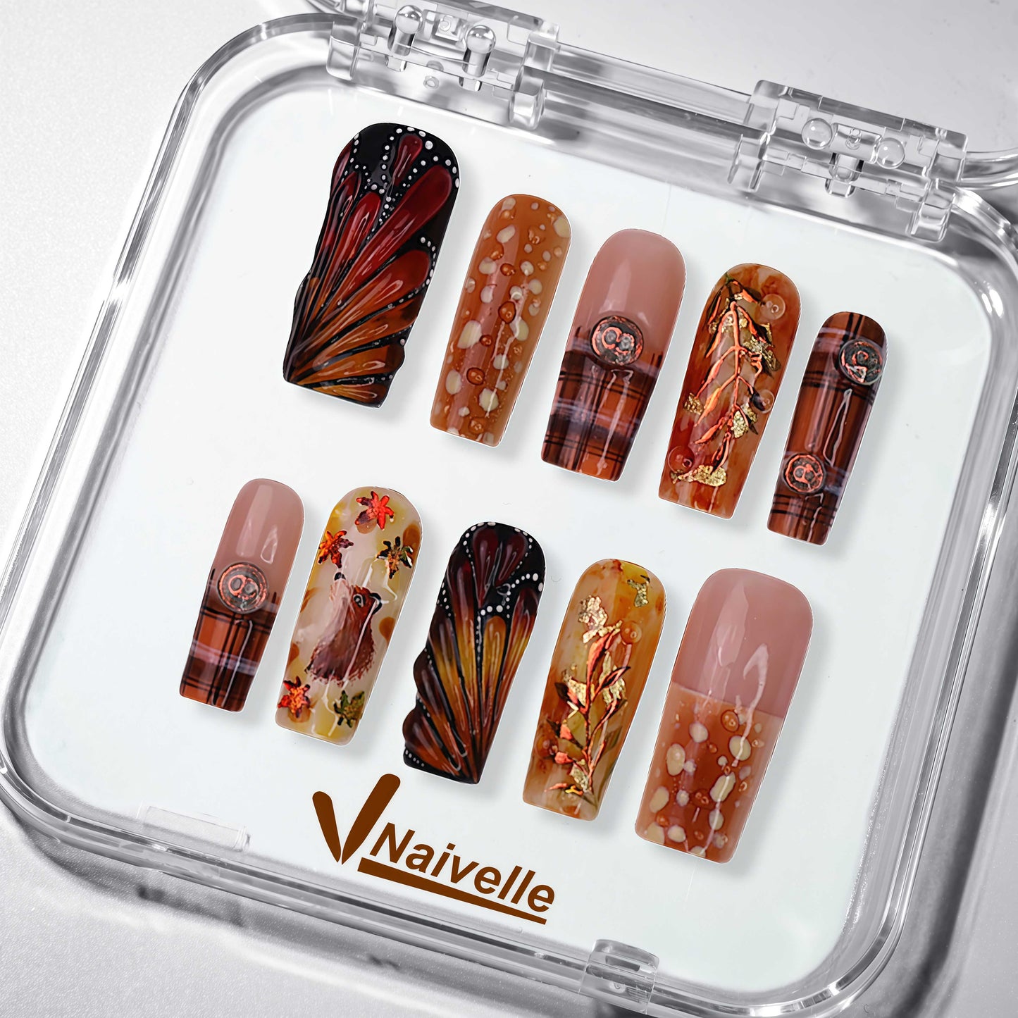 NaivellePressOnNailsMiddleBrown-Autumn-S9