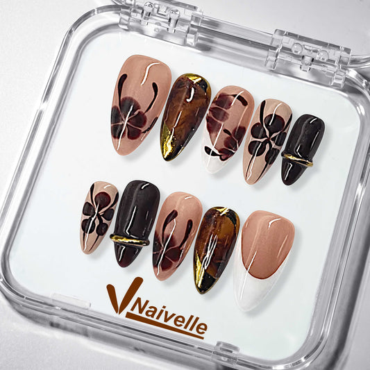 NaivellePressOnNailsMiddleBrown-Fall-S17