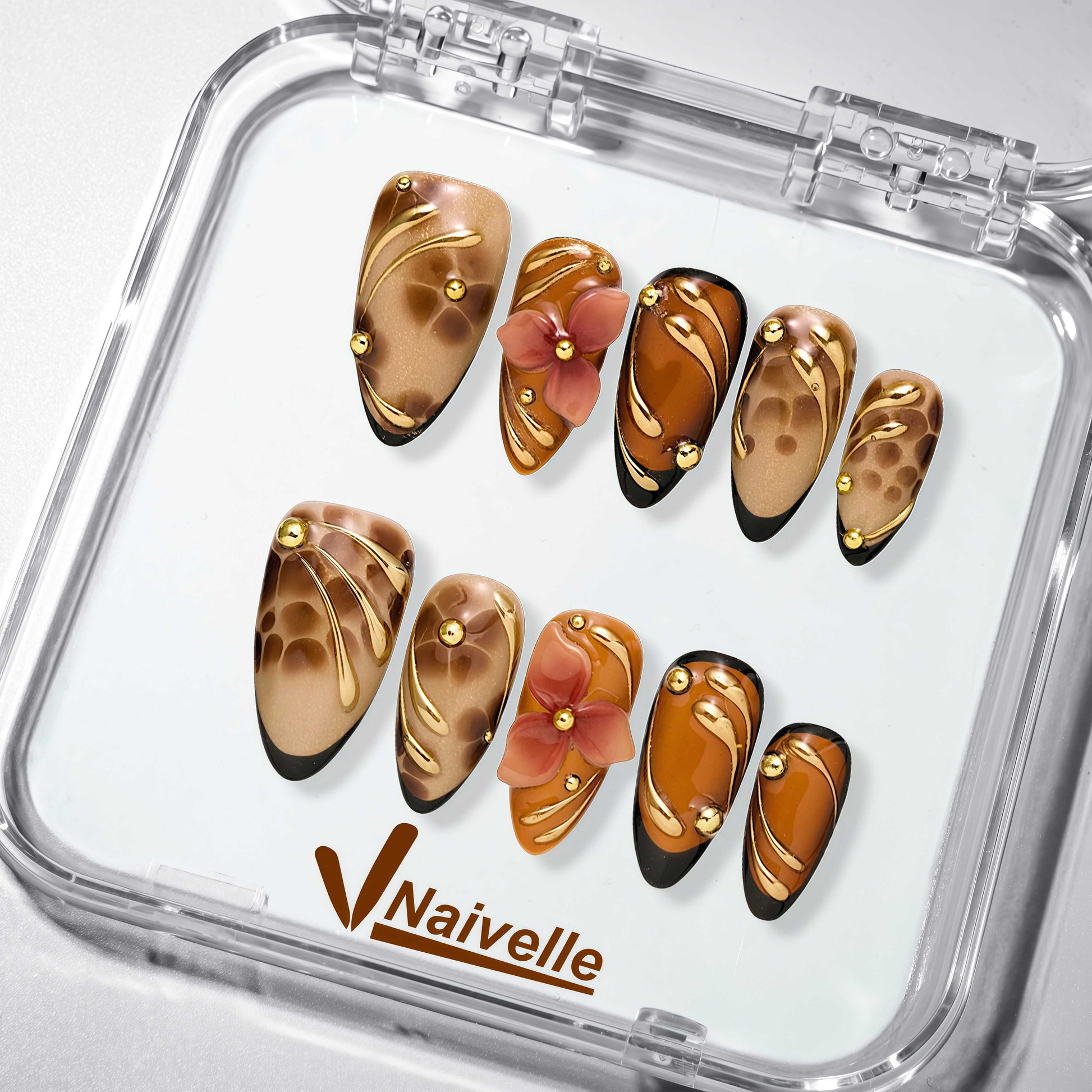 NaivellePressOnNailsMiddleBrown-Fall-S24