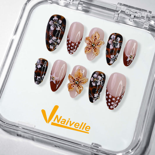 NaivellePressOnNailsMiddleBrown-Fall-S35