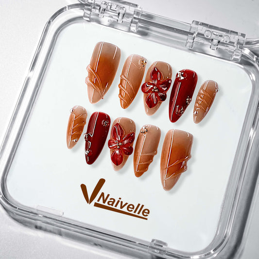 NaivellePressOnNailsMiddleBrown-Fall-S61