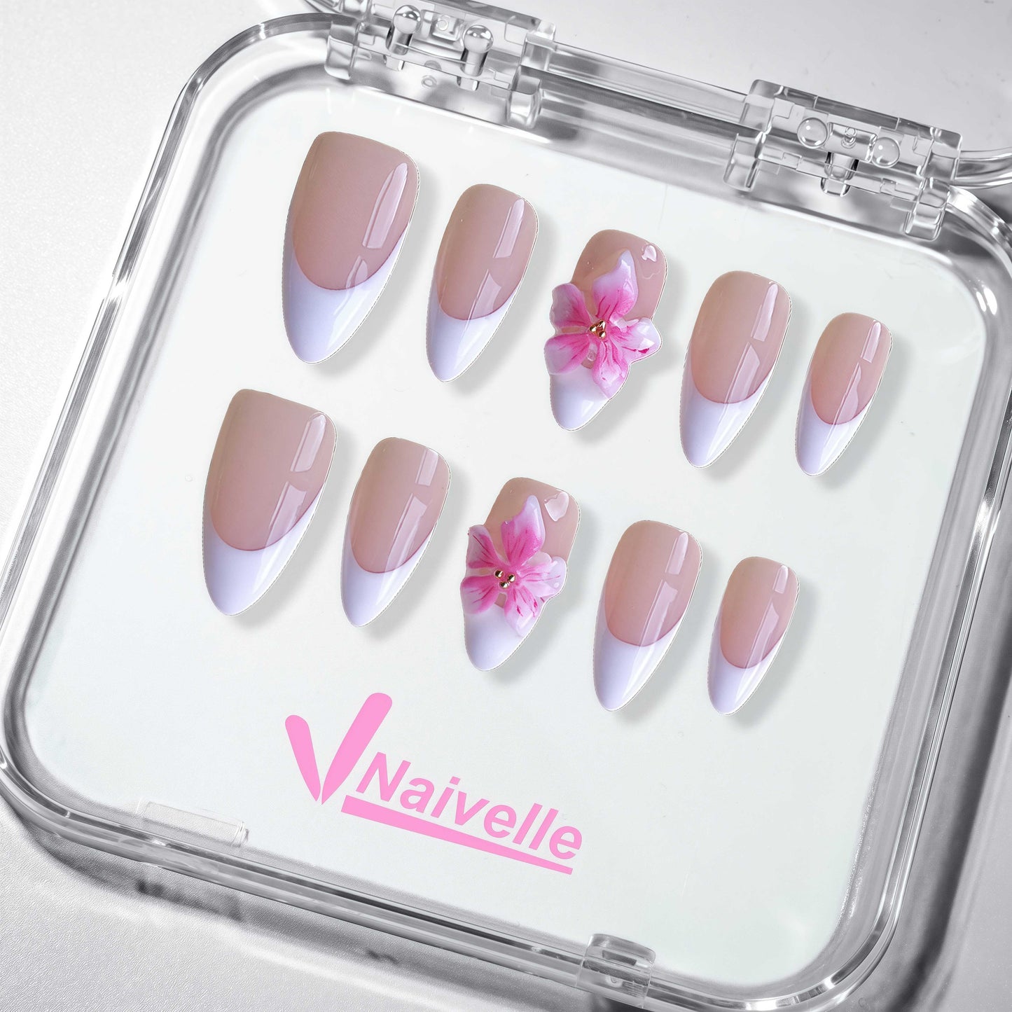 NaivellePressOnNailsMiddlePink-Wedding-C1