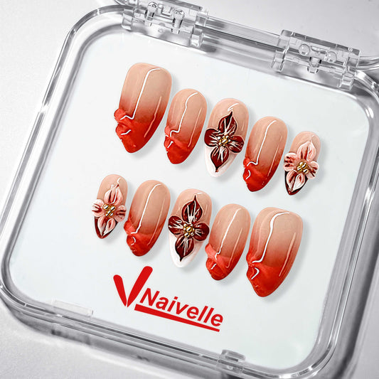 NaivellePressOnNailsMiddleRed-Party-S20