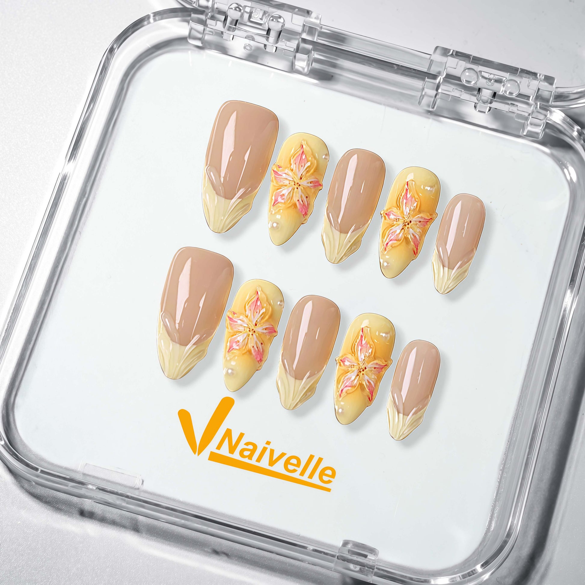 NaivellePressOnNailsMiddleYellow-Fall-S50