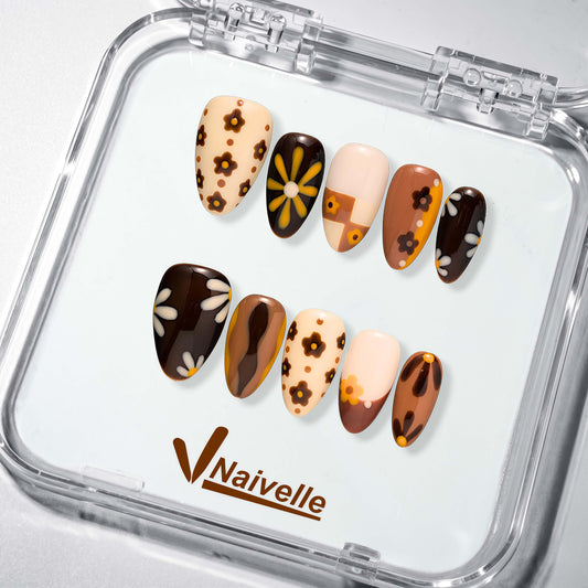 NaivellePressOnNailsShortBrown-Fall-S46