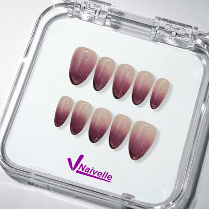 Naivelle Press On Nails Short Nude-Daily-S124
