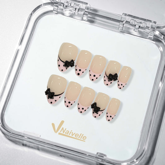 Naivelle Press On Nails Short Nude-Daily-S131