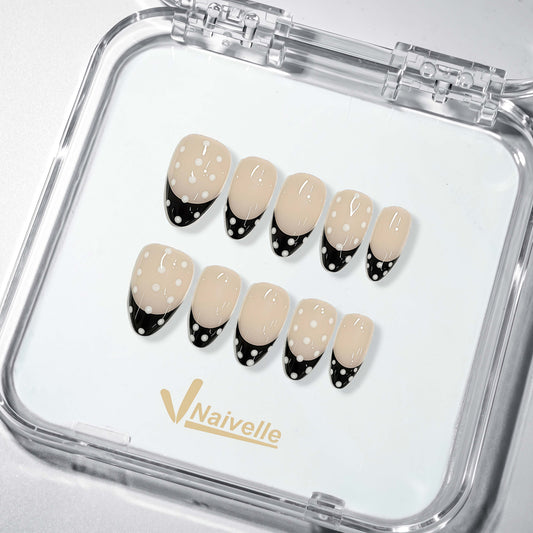 Naivelle Press On Nails Short Nude-Daily-S133
