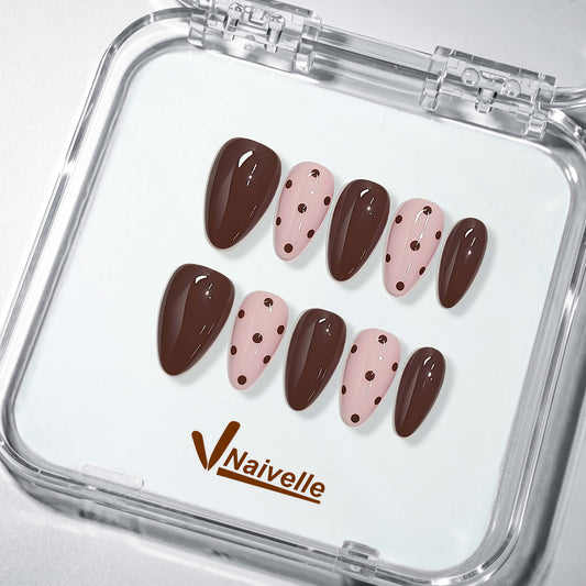 Naivelle Press On Nails Short Pink-Daily-S125