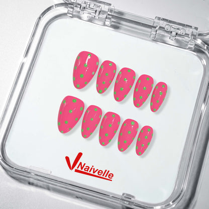 Naivelle Press On Nails Short Pink-Daily-S135