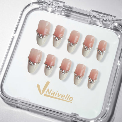 NaivellePressOnNailsShortPink-Wedding-C29