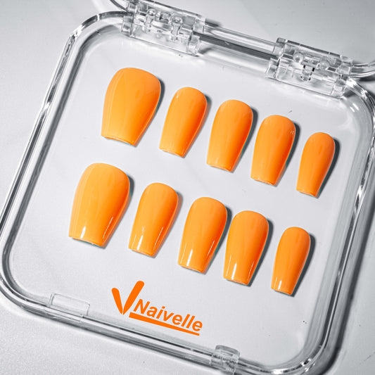 Naivelle_Press_On_Nails_Middle_Orange_-Everyday_style-Z18