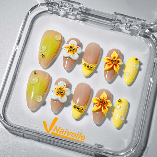 Naivelle_Press_On_Nails_Short_Yellow-Fall_Nails-S5